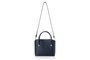 Vince Camuto Bolso Ravenna Dark Blue, Bolso de Piel de Polivinilo Azul Oscuro, Dimensiones 25x10x20 cm